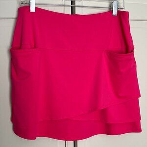 Luck In Love Tennis/Golf Skorts * Bright Pink  * 12 Large